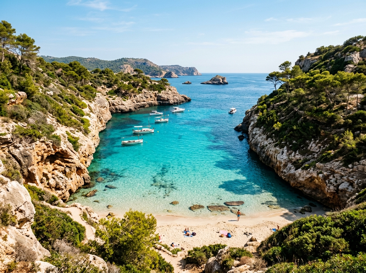 Mallorca Balearic Islands serene turquoise cove